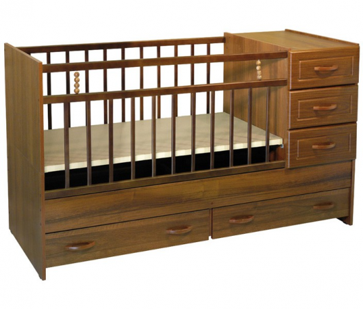 универсальная детская кроватка с комодом